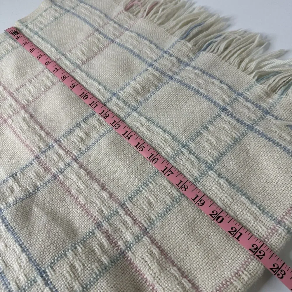 Vtg‎ Faribo Woolen Mill Throw Blanket 45x56